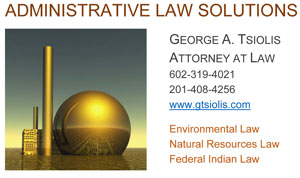 Adminsitrative Law Solutions - George A Tsiolis